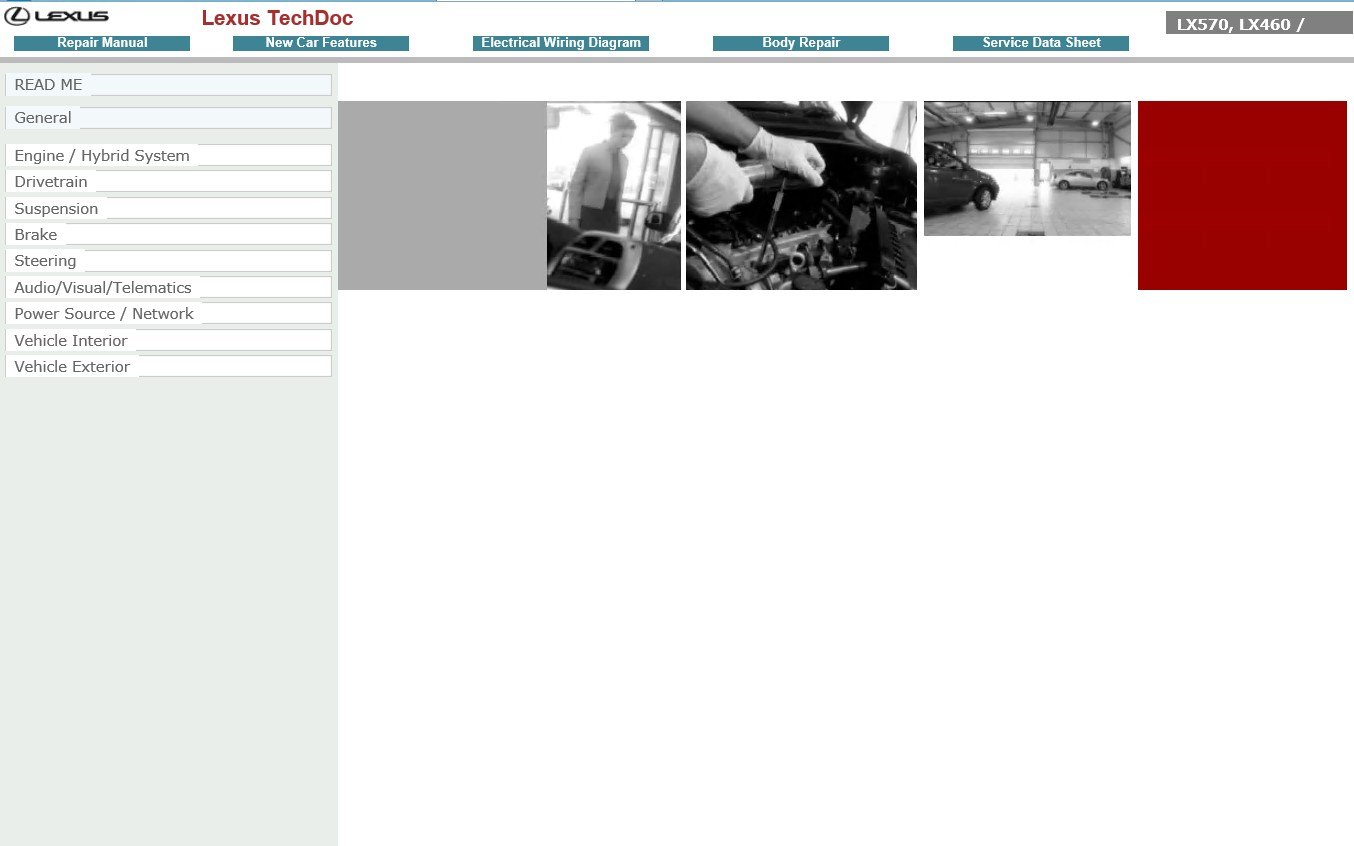 Lexus LX570 / LX460 Repair Manual Download